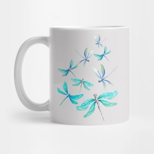 Dragonfly Blue Mug